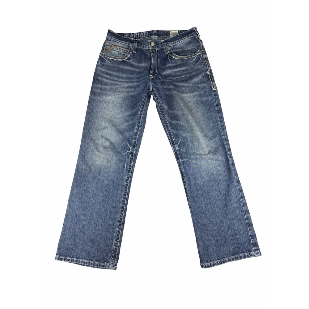 Ariat M4 Men's 32x30 Coltrane Bootcut Jeans Durango Blue Denim